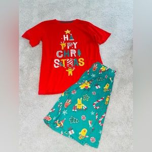 Boys Christmas Pajamas large / xl 12/14
